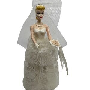 Barbie Wedding Day Doll 1997 Edition Hallmark Collector Bride Topper Oarmament